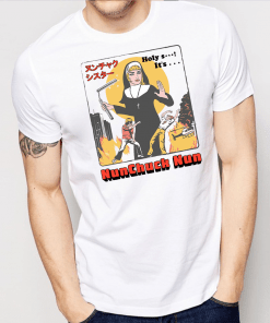 Nunchuck Nun Tarantino Shirt