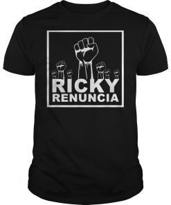 RICKY RENUNCIA BORICUA PROTEST T-Shirts