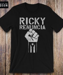 Ricky Renuncia Bandera Negra De Puerto Rico Shirt, Black Puerto Rico Flag Shirt, Boricua, Resiste, Levantate Boricua, shirt