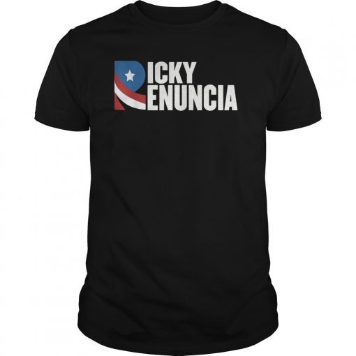 #RickyRenuncia Ricky Renuncia Puerto Rico Bandera Boricua T-Shirt