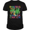 Roaring into Kindergarten Dinosaur T Rex for Boys shirt