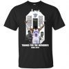 Russell Westbrook OKC Thunder Thank for the memories 2008-2019 shirt