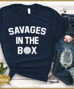 Savages In The Box shirt yankees savages shirt New York Yankees Pinstripe Torres Judge Stanton Voit Gregorious Sanchez Encarnacion Urshela Tee shirts