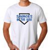 Savages in the Box T Shirt baseball short sleeve Tee shirt