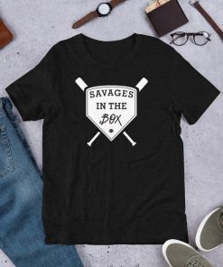Savages in the box shirt , New York Yankees, Baseball Lovers Tee