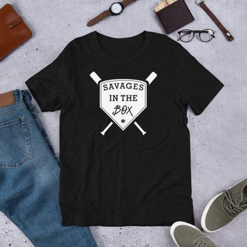 Savages in the box shirt , New York Yankees, Baseball Lovers Tee
