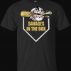 Savages in the box t shirt New York baseball t -shirt