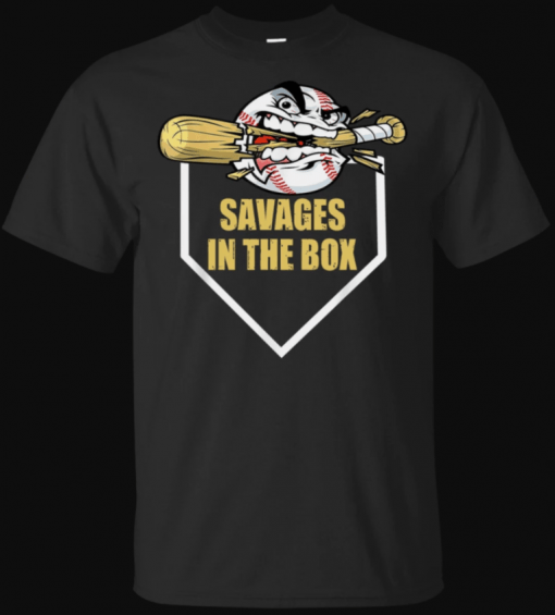 Savages in the box t shirt New York baseball t -shirt