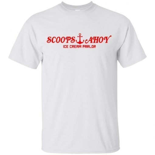 Scoops Ahoy Stranger Things Ice Cream Youth Kids T-Shirt
