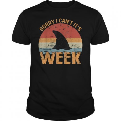 Shark Funny T-shirt Sharks Fan Week shirt