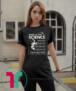 Stand Up For Science Magic but Real Earth Moon Shirt