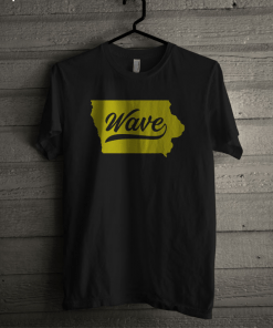 State of Iowa Wave T-shirt