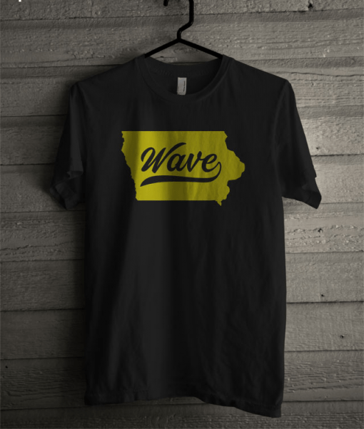 State of Iowa Wave T-shirt