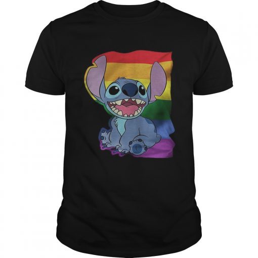 Stitch LGBT Pride shirt