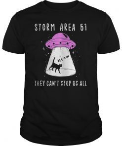 Storm Area 51 They Can't Stop Us All T-Shirt