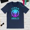 Storm area 51 alien they can't stop all us shirt
