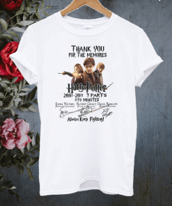 Thank you for the memories Harry Potter always keep fighting T-shirt