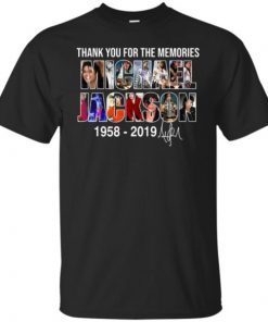 Thank you for the memories Michael Jackson 1985 2019 shirt