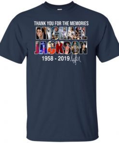 Thank you for the memories Michael Jackson 1985 2019 shirts