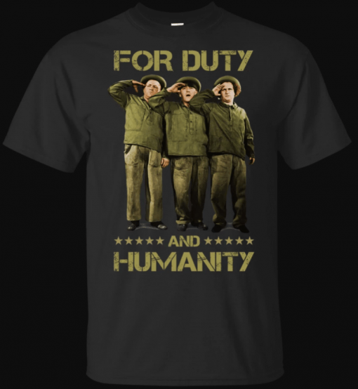 The Three Stooges For Duty And Humanity Premium T-Shirt
