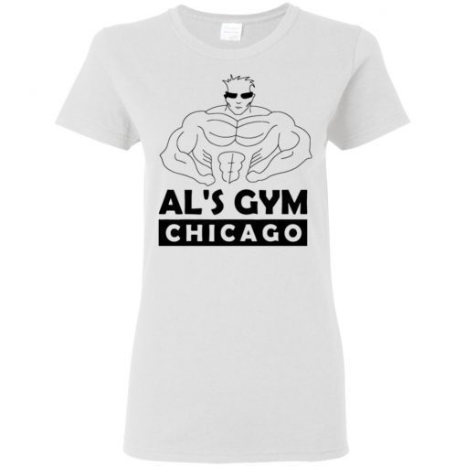Thorwback Al’s Gym Chicago Ladies Women T-Shirt