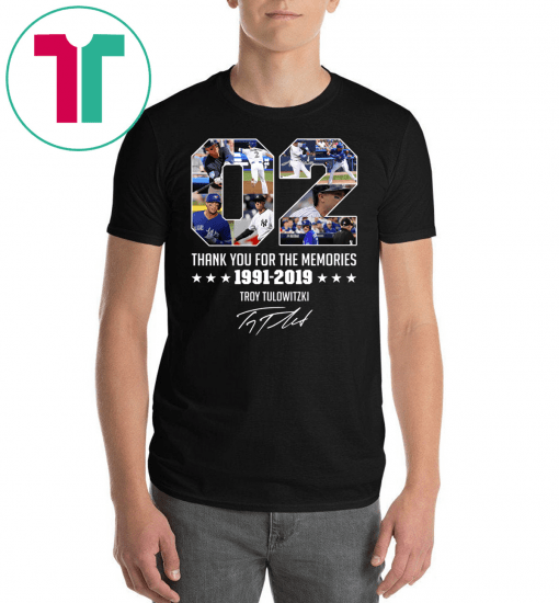 Troy Tulowitzki 02 Thank You For The Memories 1991 2019 Signature Shirt