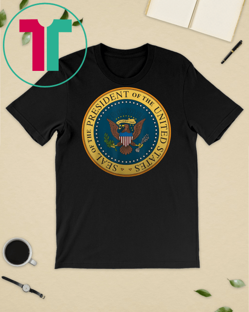 Trump Fake Presidential Seal 45th President Puppet T-Shirt One Term Donnie Merchandise Gift T-Shirt