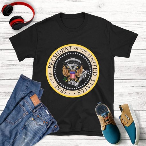 Trump Fake Russian presidential seal 45 is a puppet political t-shirt
