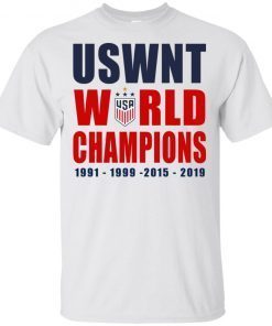 USWNT 2019 Women’s World Cup Champions 4-Star T-Shirt