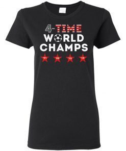 USWNT Players 4-Star Championship 2019 Ladies Women T-Shirt