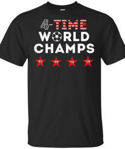 USWNT Players 4-Star Championship 2019 Youth Kids T-Shirt