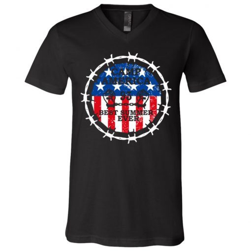 Vic Mensa Camp America V-Neck T-Shirt