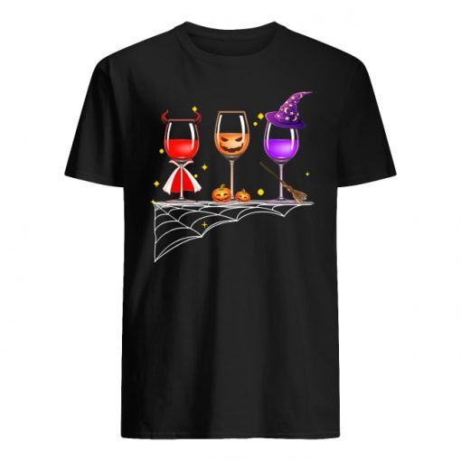 Wine glass Halloween shirt