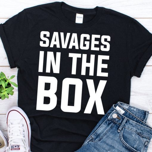 savages in the box t shirt Yankees savages shirt