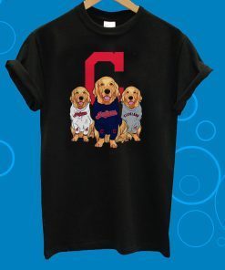 Golden Retriever Cleveland Indians Unisex T-Shirt