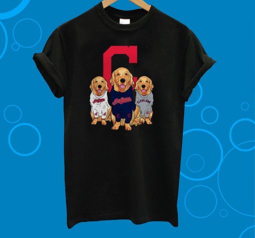 Golden Retriever Cleveland Indians Unisex T-Shirt