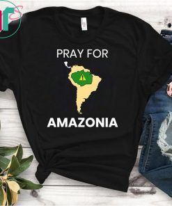 Pray for Amazonia #PrayforAmazonia Mens Womens 2019 T-Shirt