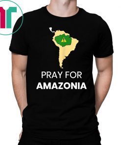 Pray for Amazonia #PrayforAmazonia Mens Womens Tee Shirts