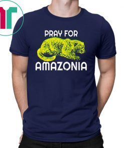 Pray For Amazonia Jaguar Ghost of Brazilian Rainforest Unisex T-Shirt