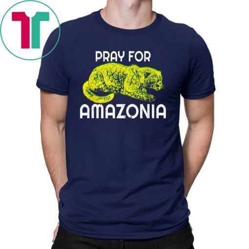 Pray For Amazonia Jaguar Ghost of Brazilian Rainforest Unisex T-Shirt