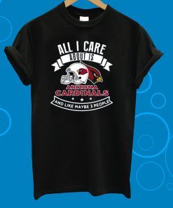 All I Care About Is Arizona Cardinals And Like Maybe 3 People Tee Shirt