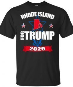 Rhode Island For Trump 2020 T-Shirt