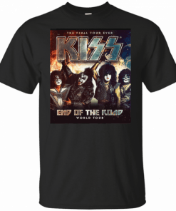 End Of The Year Kiss Road Tour 2019 For Men Women T-Shirt