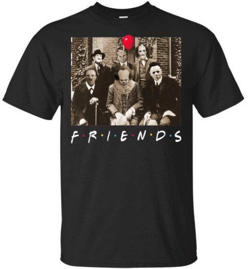 Horror Characters Friends Unisex T-Shirt