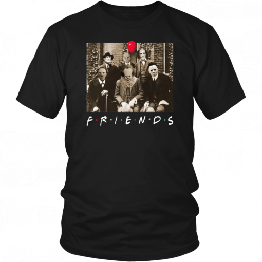 Psychodynamics Horror Characters Friends Mens Womens T-Shirt