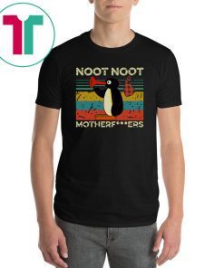 Pingu Noot Noot Motherfucker Vintage Funny Shirt