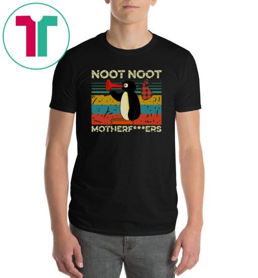 Pingu Noot Noot Motherfucker Vintage Funny Shirt