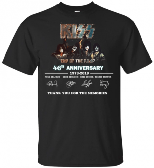 Kiss End of the road 46th Anniversary Unisex T-Shirt