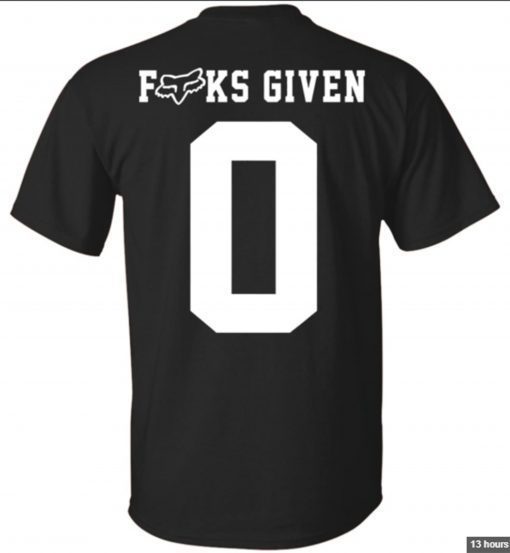 Fuck Given 0 Zero Unisex T-Shirt