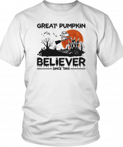 Snoopy Great Pumpkin Believer Since 1966 Halloween Unisex T-Shirt
